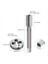3pcs Musluk ve Kalıp Seti Metrik M12 x 1 Iş Parçacığı Muslukları ve Yuvarlak Kalıp Dokunma Dişleme Aracı Nut Vidalı Vidalı Cıvata Için Tap &amp Die Kit (Yurt Dışından) 3
