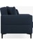 Briza Plus Kadife Dokulu, 3'lü Yataklı Koltuk - Koyu Lacivert 2