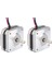 2x 4 Lead Nema 17 Step Motor 20MM 1A 13NCM (18 4oz In) 42 Motor NEMA17 Dıy 3D Yazıcı Için Step Cnc Xyz (Yurt Dışından) 1