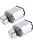 2x Dc1 5V-9V 0 08A 3200RPM Çıkış Hızı Mikro Vibrasyon Motoru 18X15X12MM Gümüş (Yurt Dışından) 1