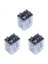 3x JQX-13F Ly2 Dc 12V 8-Pimli Dpdt Yeşil LED Elektromanyetik Röle (Yurt Dışından) 1