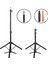 Kuaför Eğitim Mankeni Için Ayaklı Metal Tripod / Siyah + Taşıma Çantası 1