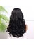 Siyah Bebek Saçlı Dalgalı Fiber Sentetik Tül Peruk 5