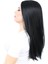 Fiber Sentetik Uzun Düz Peruk / Siyah 3