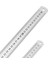Paslanmaz Çelik 60CM 23 6 Inç Paslanmaz Çelik Cetvel ile Uzun Düz Cetvel Ölçüm 12 Inç + 6 Inç Metal Hükümdarlar (Yurt Dışından) 2