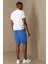 Zegler Spor Erkek Chino Şort Slim Fit Mavi 6