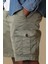 Marel Spor Erkek Chino Şort Slim Fit Bej 5