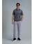 Simon Smart Erkek Chino Pantolon Slim Fit Gri 5