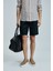 Peler Spor Erkek Chino Şort Slim Fit Siyah 4