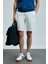 Peler Spor Erkek Chino Şort Slim Fit Siyah 4