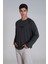 Holly Erkek Uzun Kol Tişört Siyah 1