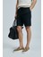 Aler Spor Erkek Chino Şort Slim Fit Siyah 3