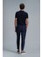 Marıo Smart Erkek Chino Pantolon Tailored Fit Lacivert 6