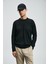 Vıctor Erkek Uzun Kol T- Shırt Siyah 1