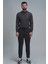 Lumer Spor Erkek Chino Pantolon Slim Fit Siyah 1