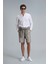 Andre Spor Erkek Chino Şort Slim Fit Bej 2