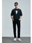 Anton Smart Jean Erkek Pantolon Slim Fit Siyah 1