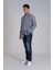 Madrid Erkek Basic Gömlek Slim Fit Lacivert 4