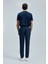 Alberto Smart Erkek Chino Pantolon Comfort Pileli Lacivert 6
