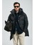 Vıctor Kaz Tüyü Erkek Mont Siyah 2