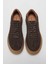 Adam Erkek Deri Sneaker Ayakkabı Kahverengi 3