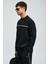 Cosmo Erkek Sweatshirt Siyah 4