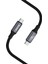 Armor Dcc-01 240W 1.2m Type-C To Type-C Örgülü Metal Başlıklı 8k 60HZ Siyah Data ve Hızlı Şar 6