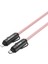 Armor Boyun Askılı Al-01 30W 1.2m Type-C To Lightning Pd Örgülü Metal Başlıklı Pembe Hızlı Şa 4
