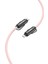 Armor Boyun Askılı Ac-01 60W 1.2m Type-C To Type-C Pd Örgülü Metal Başlıklı Pembe Hızlı Şarj 3