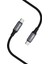 Armor CC-0100 100W 1.2m Type-C To Type-C Pd Örgülü Metal Başlıklı Siyah Hızlı Şarj Kablosu 5
