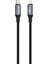 Armor Cl-01 30W 1.2m Type-C To Lightning Pd Örgülü Metal Başlıklı Siyah Hızlı Şarj Kablosu 4