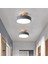 Gri Tavan Işıkları Modern LED Nordic Ahşap Aydınlatma Armatürü Kapalı Armatür Mutfak Oturma Yatak Odası Banyo (Yurt Dışından) 3