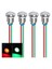Iki Renkli (Yeşil ve Kırmızı) 12MM (1/2 Inç) Enerji Tasarrufu Göstergesi Işığı, 12MM 2 Renk LED Işık 12V/24V/20MA Panel Montaj Işığı (Yurt Dışından) 1