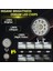 Araba LED Iş Işığı 3 Inç Yuvarlak LED Taşıma Hafta Işık Offroad Modifikasyon Işık Kamyon Traktörü Atv Utv Teknesi (Yurt Dışından) 3