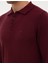 Erkek Bordo Slim Fit Polo Yaka Basic Triko Kazak 50315405-VR177 7