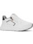 Acp Beyaz Gümüş Fermuar Bağcıklı Kadın Spor Ayakkabı 1