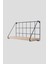 Beyaz Metal Ahşap 1 Katlı Tel Duvar Rafı Banyo Düzenleyici Organizer 3