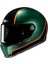 V10 Hodu MC47 Kapalı Motosiklet Kaskı Yeşil 1