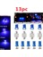 13PCS Combo LED Işıklar Iç Paket Kit Ice Blue T10 Kubbe Harita Plaka Lamba Ampulleri (Yurt Dışından) 4