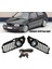 1paır Araç Ön Tampon LED Sis Lambası Izgara Kapağı Vw Golf Jetta Mk3 Cabrio 1993-1998 Beyaz Drl Sürüş LED Sis Işığı (Yurt Dışından) 2