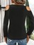 Meğdaix Kadın Omuzlardan Açık Uzun Kollu Yakadan Halka Şerit Detaylı Viskon Bluz 3