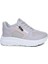 Acp Buz Pudra Fermuar Bağcıklı Kadın Spor Ayakkabı 1