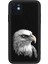 iPhone 12 ile Uyumlu Kartal (0214C) Tasarımlı Siyah Lansman Kılıf 1