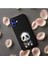 iPhone 16 Plus ile Uyumlu Sevimli Panda (0214D) Tasarımlı Siyah Lansman Kılıf 7