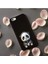 iPhone 6s Plus ile Uyumlu Sevimli Panda (0214D) Tasarımlı Siyah Lansman Kılıf 7