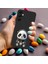 Samsung Galaxy A16 ile Uyumlu Sevimli Panda (0214D) Tasarımlı Siyah Lansman Kılıf 3