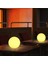 Küresel Ay Atmosfer Gece Lambası LED Bahçe Topu Işığı 12X12CM (Yurt Dışından) 4