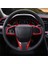 Honda Civic 2016-2020 Için Kırmızı Araba Iç Direksiyon Simidi Kılıfı Döşemesi 10. (Yurt Dışından) 4