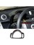 Mercedes-Benz Smart Fortwo 09-15 Orta Konsol Gösterge Paneli Çerçevesi Dekoratif Çerçeve Karbon Fiber Doku Stili (Yurt Dışından) 3