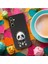 Samsung Galaxy A35 ile Uyumlu Sevimli Panda (0214D) Tasarımlı Siyah Lansman Kılıf 4